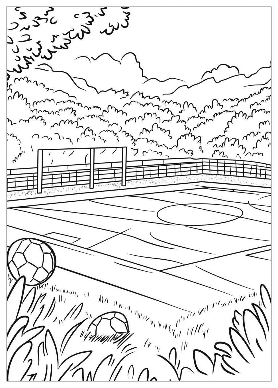 Disegni Campo Da Calcio Da Colorare 7