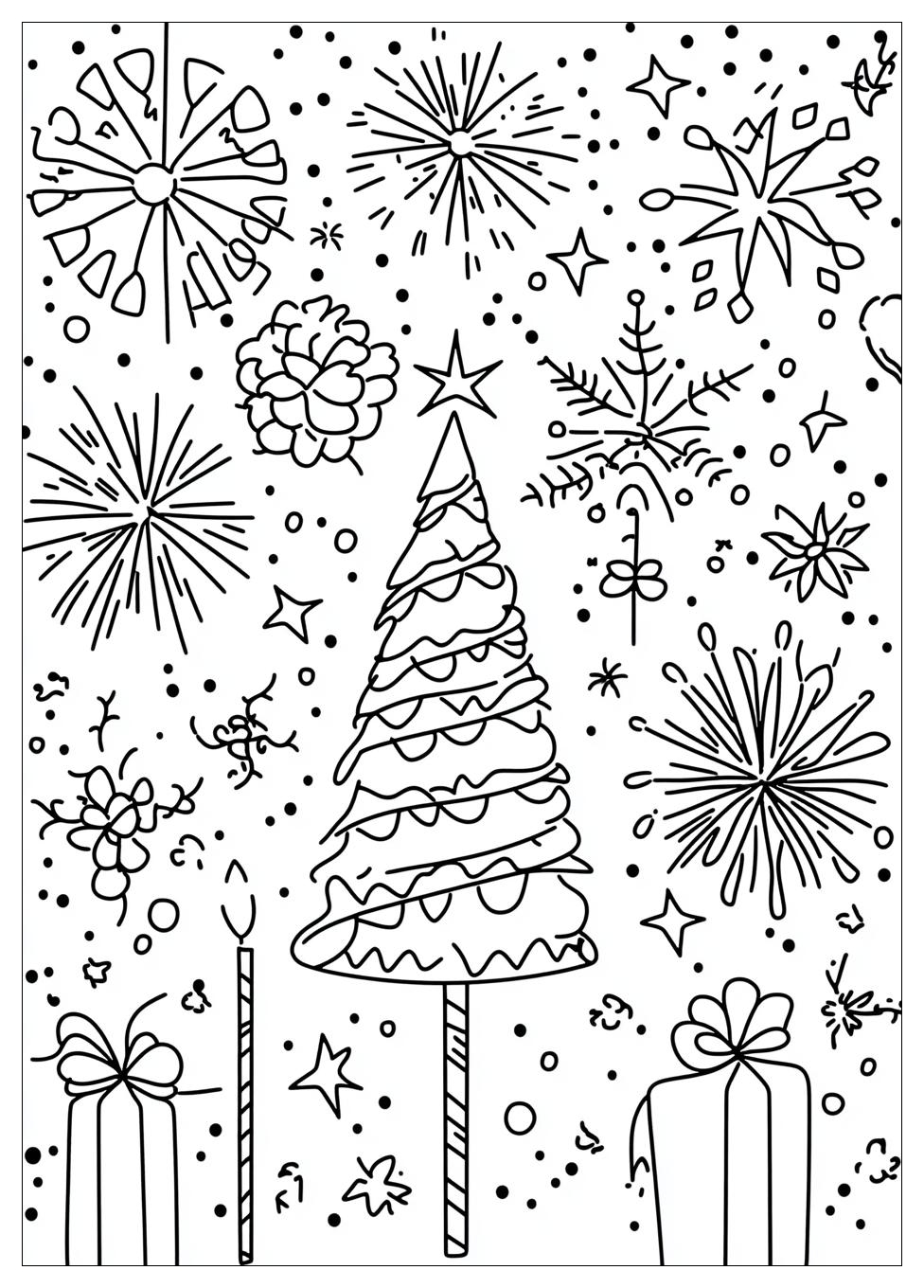 Disegni Capodanno Da Colorare 12