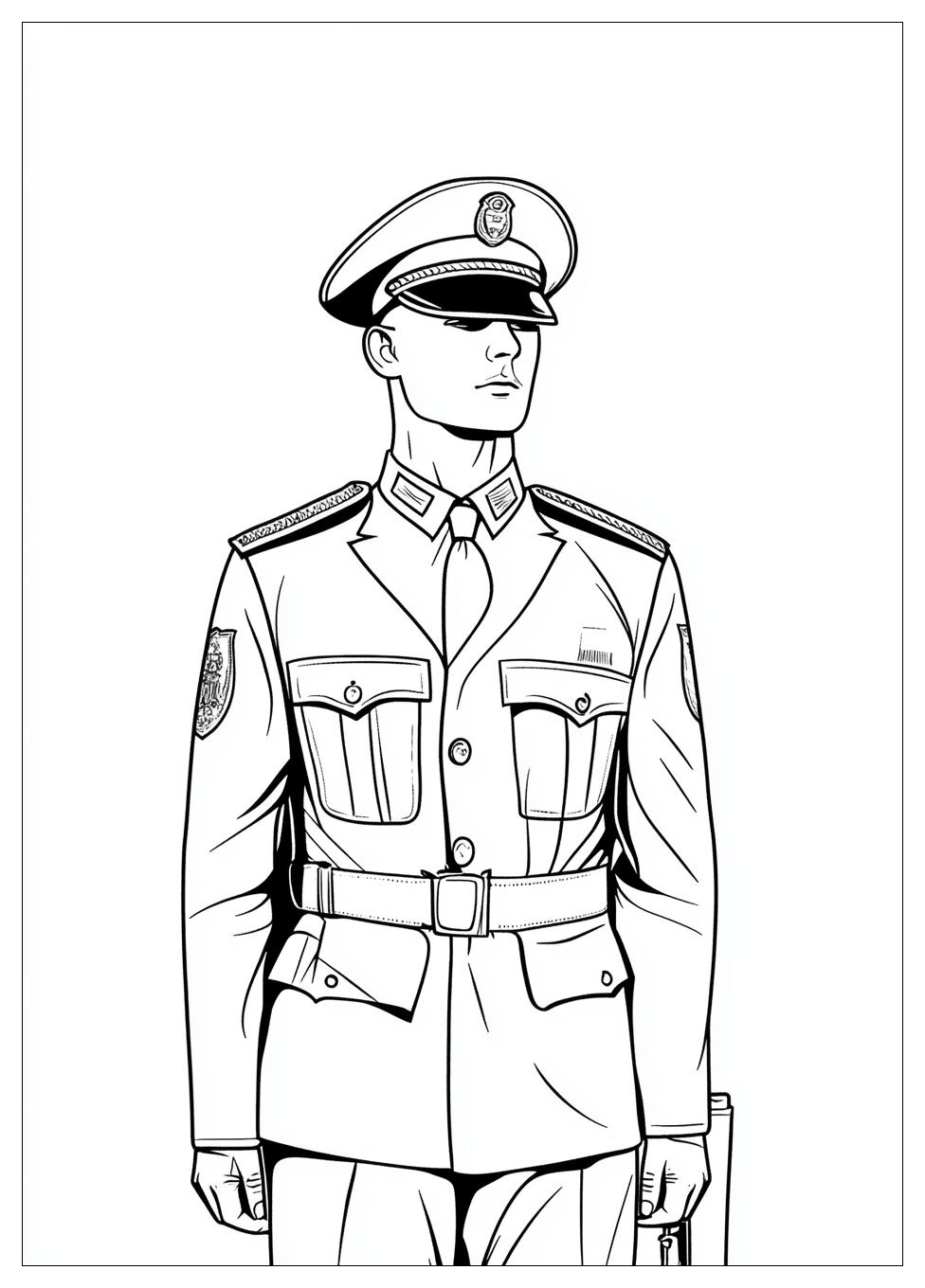 Disegni Carabinieri Da Colorare 2