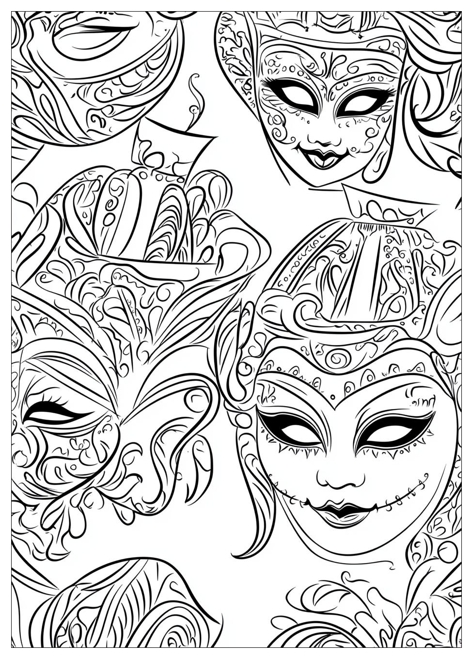 Disegni Carnevale Da Colorare 24