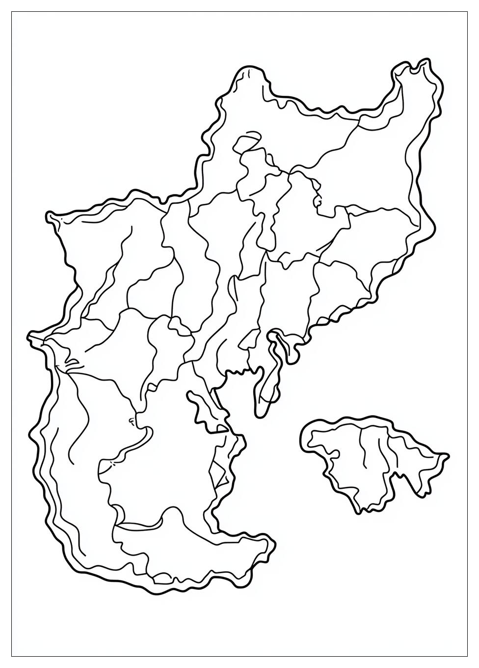 Disegni Cartine Italia Da Colorare 18