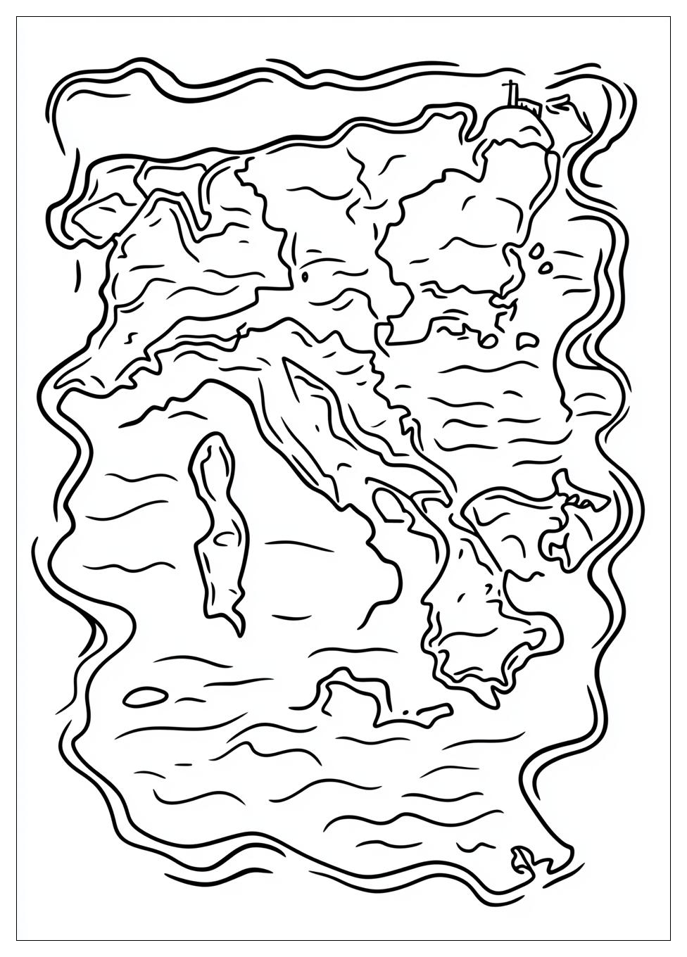 Disegni Cartine Italia Da Colorare 19