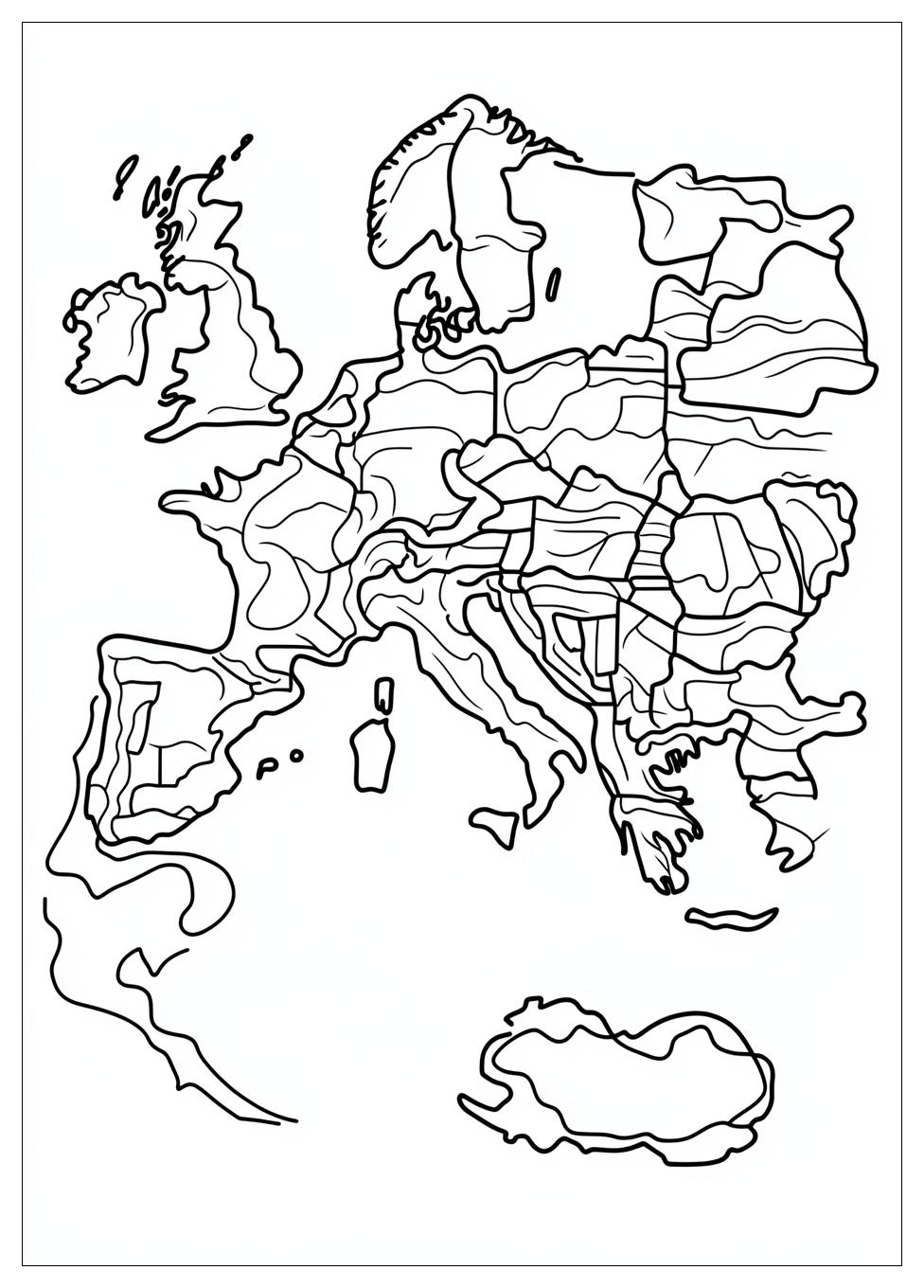 Disegni Cartine Italia Da Colorare 7