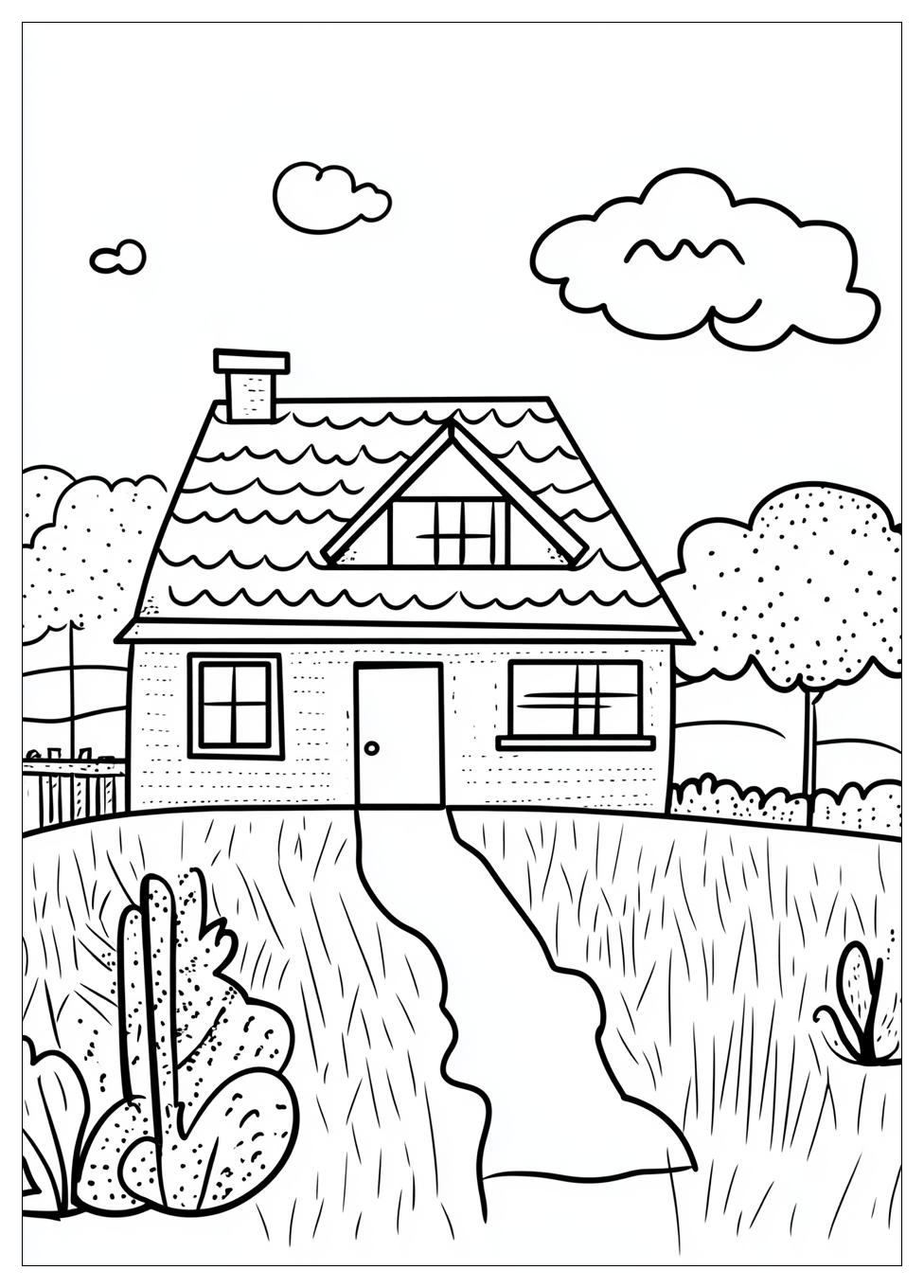 Disegni Casa Da Colorare 10