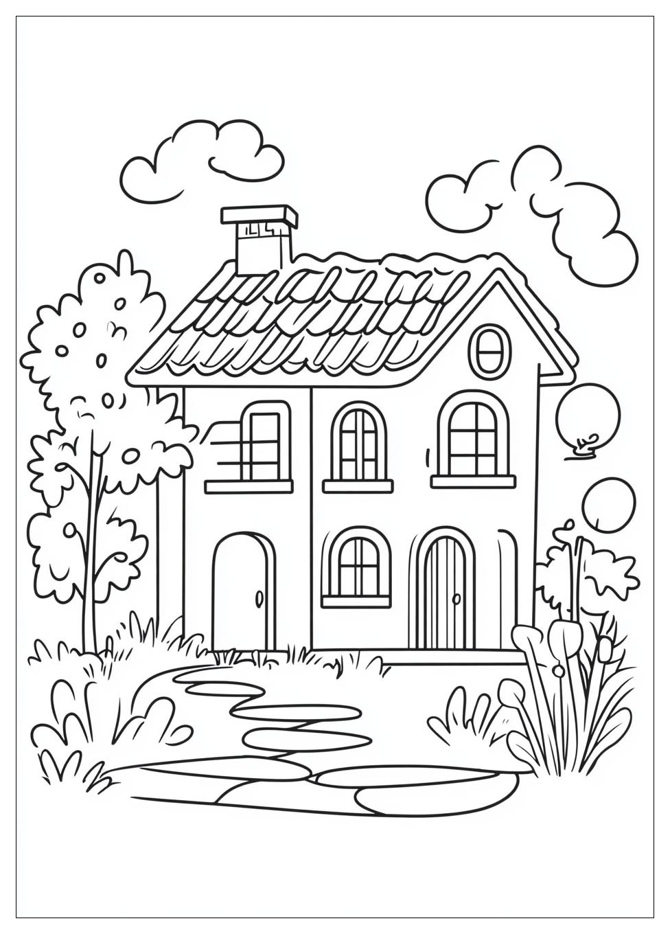 Disegni Casa Da Colorare 13