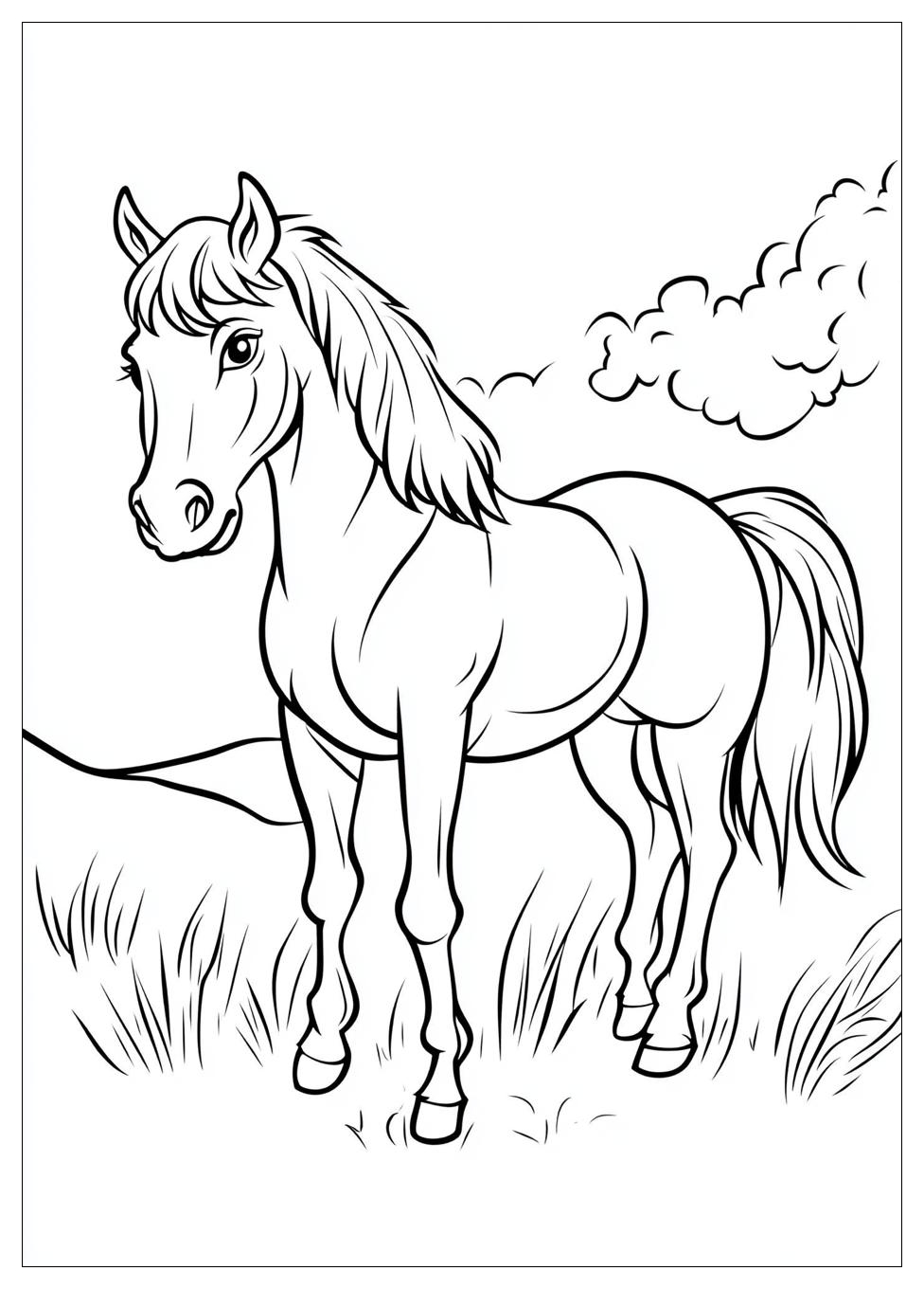 Disegni Cavallo Da Colorare 10