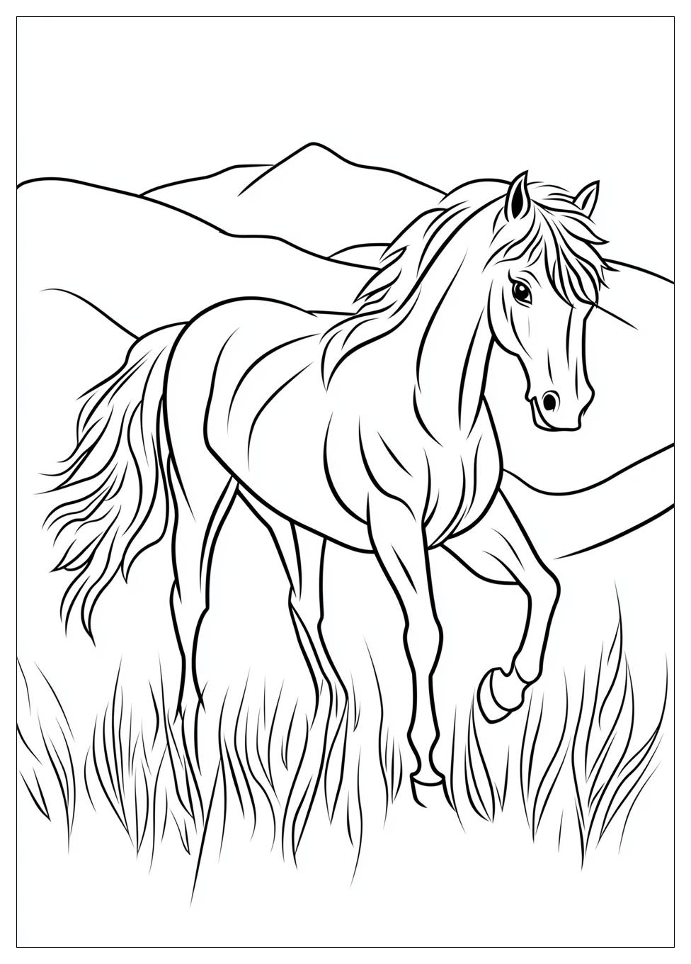 Disegni Cavallo Da Colorare 12