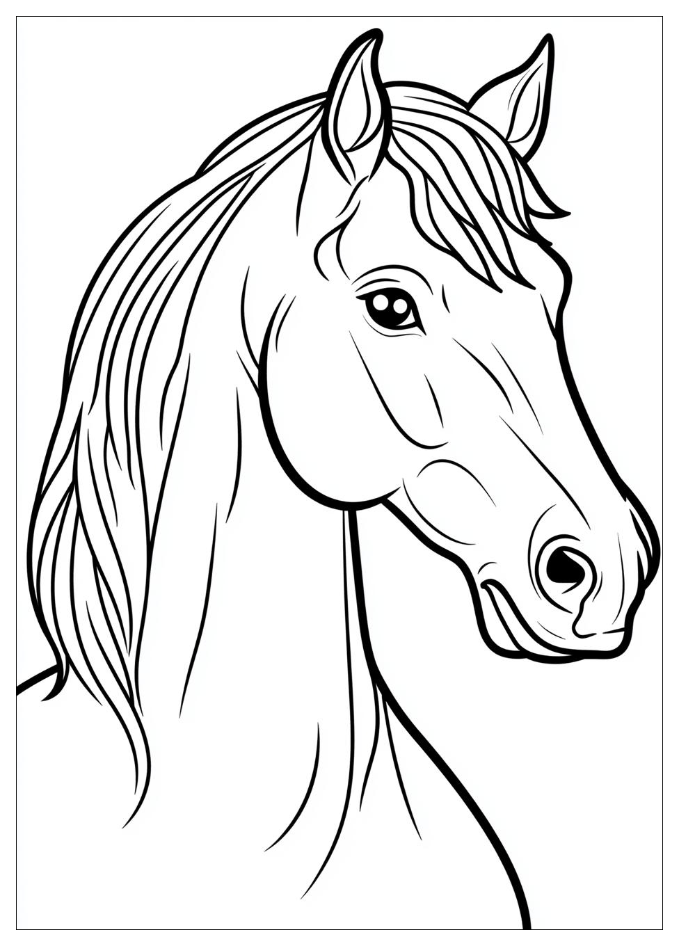 Disegni Cavallo Da Colorare 6