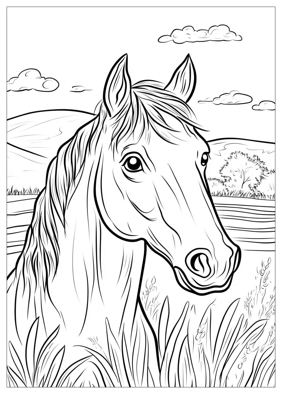 Disegni Cavallo Da Colorare 7