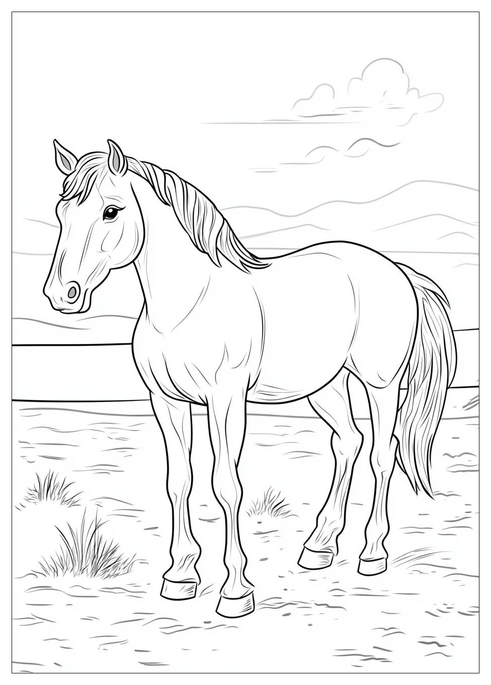 Disegni Cavallo Da Colorare 8