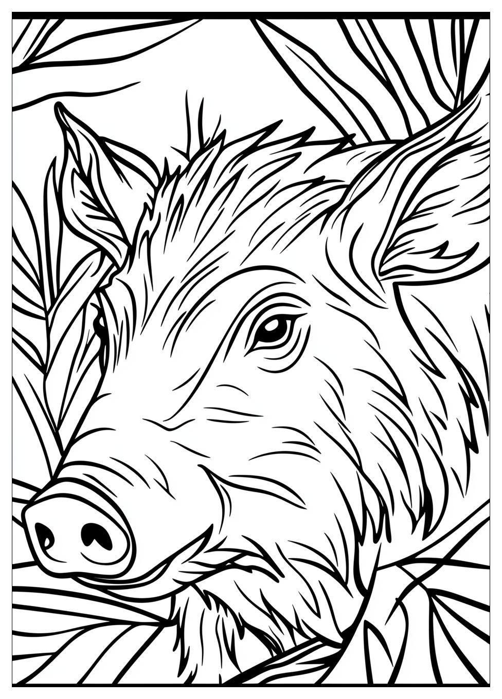 Disegni Cinghiale Da Colorare 12