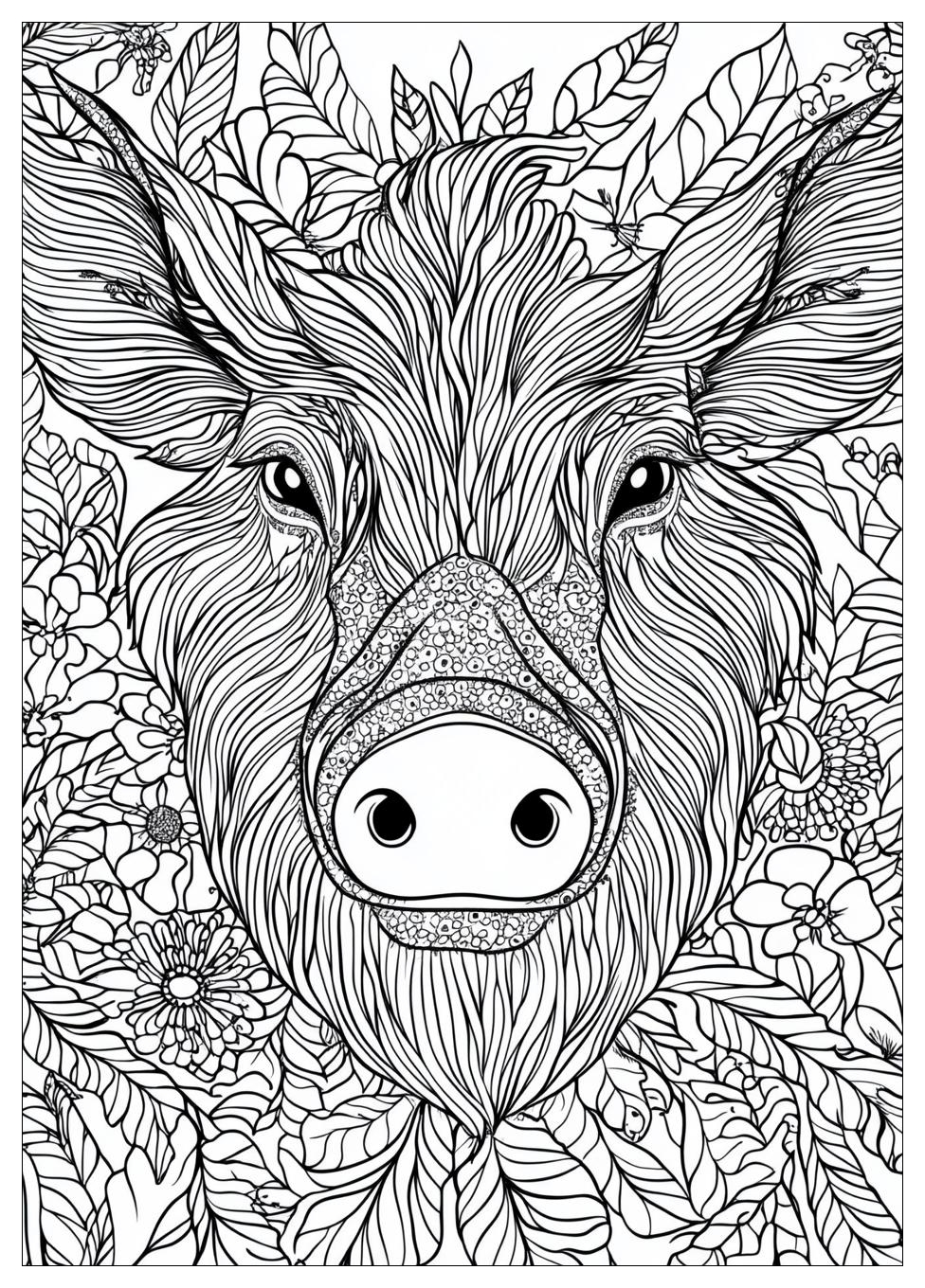 Disegni Cinghiale Da Colorare 21