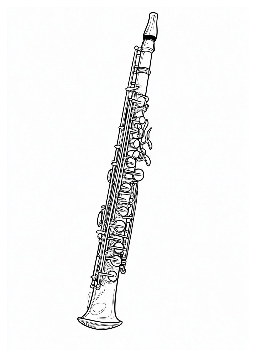 Disegni Clarinetto Da Colorare 3