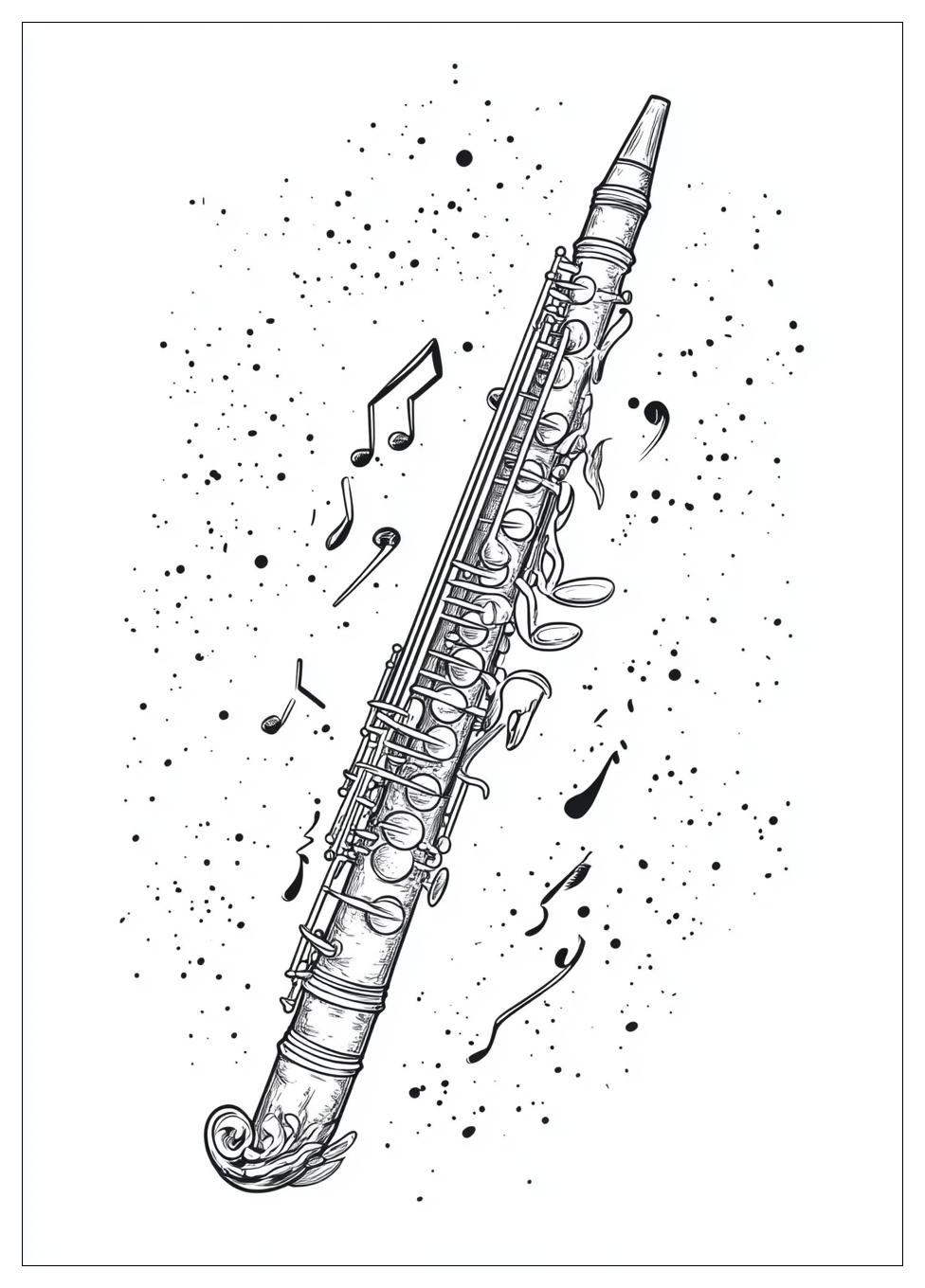 Disegni Clarinetto Da Colorare 4