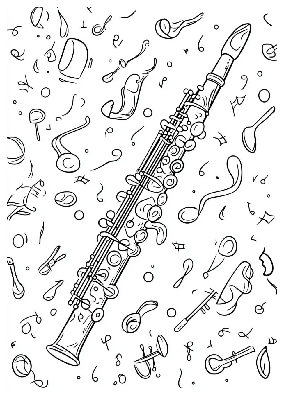 Disegni Clarinetto Da Colorare 5