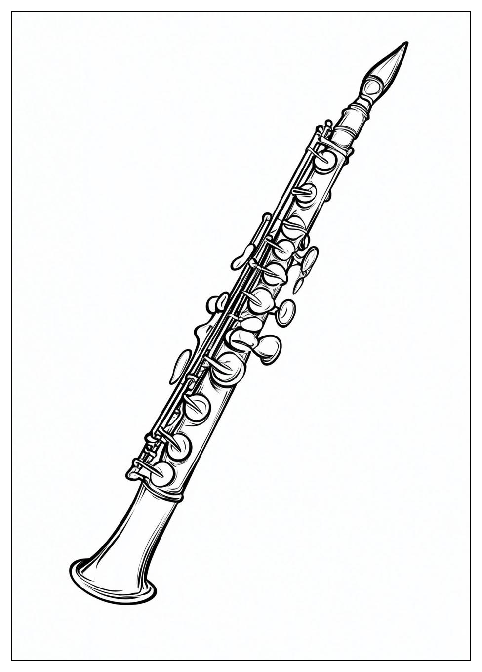 Disegni Clarinetto Da Colorare 7