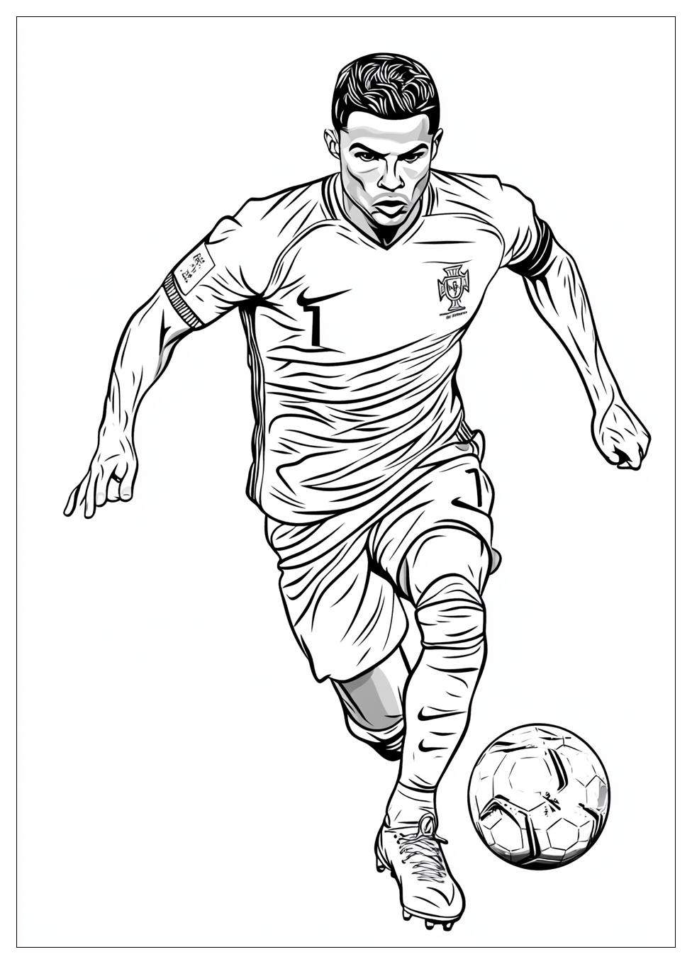 Disegni Cristiano Ronaldo Da Colorare 1