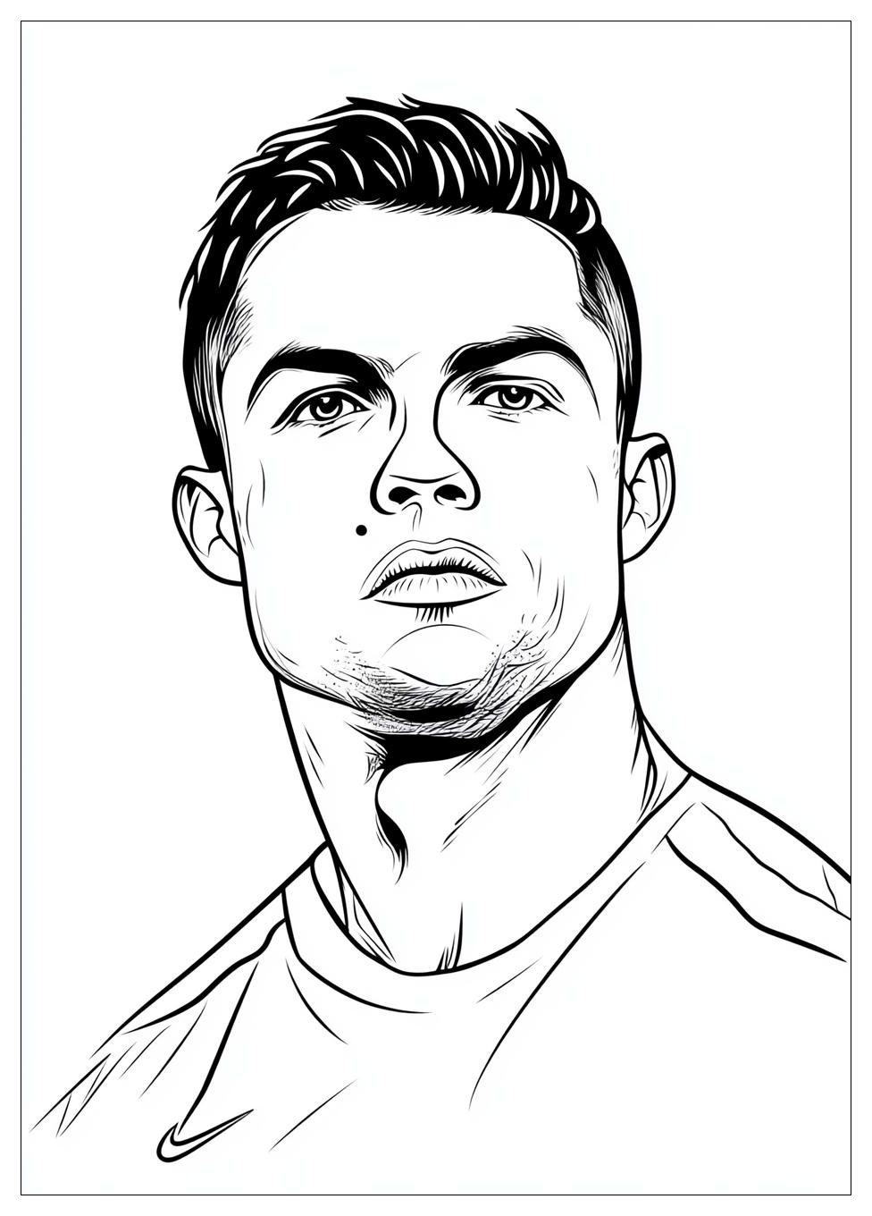 Disegni Cristiano Ronaldo Da Colorare 10