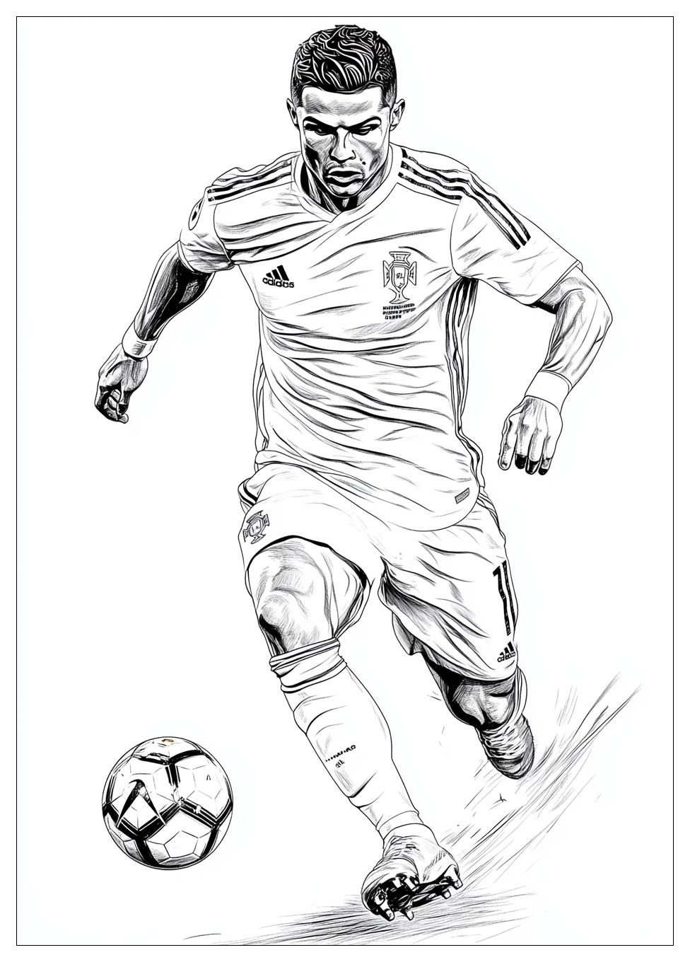 Disegni Cristiano Ronaldo Da Colorare 11