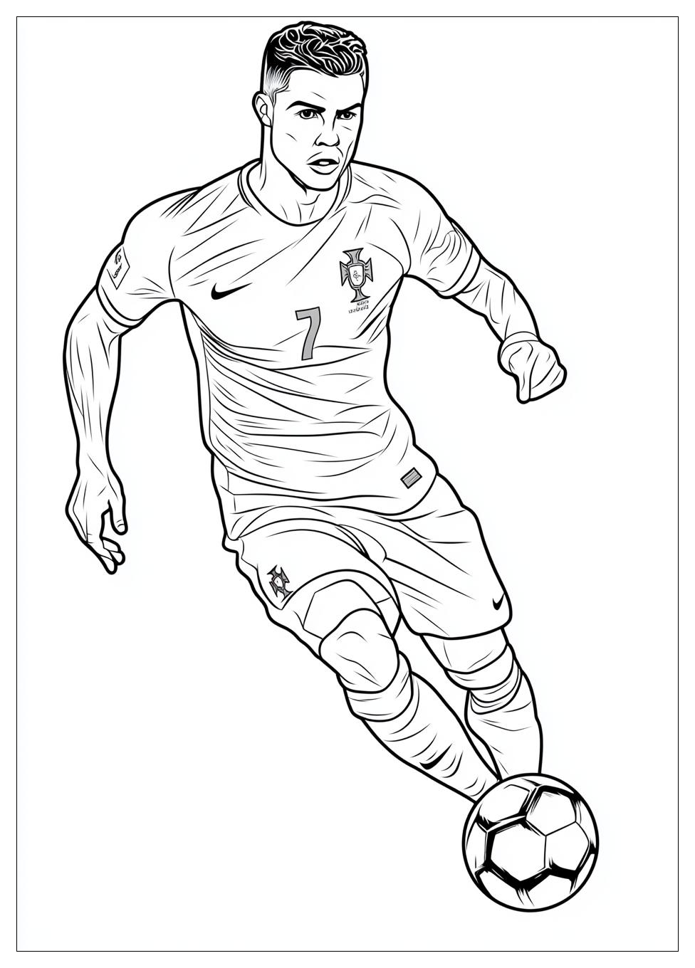 Disegni Cristiano Ronaldo Da Colorare 12