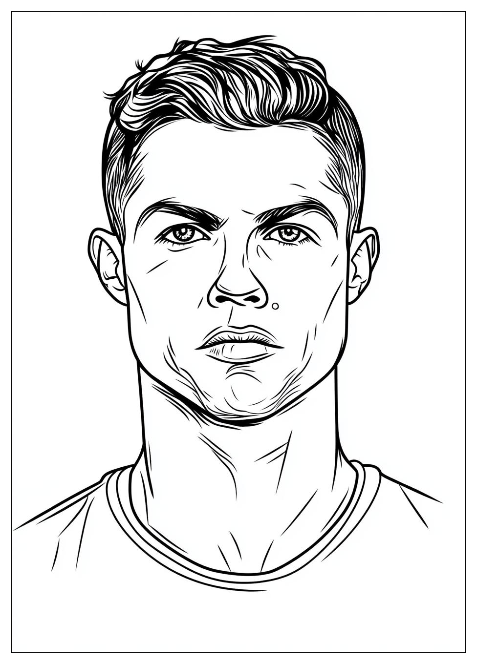 Disegni Cristiano Ronaldo Da Colorare 15