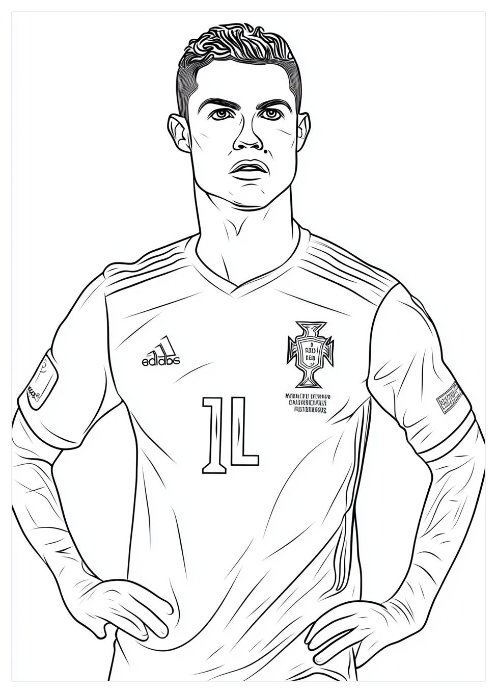 Disegni Cristiano Ronaldo Da Colorare 16