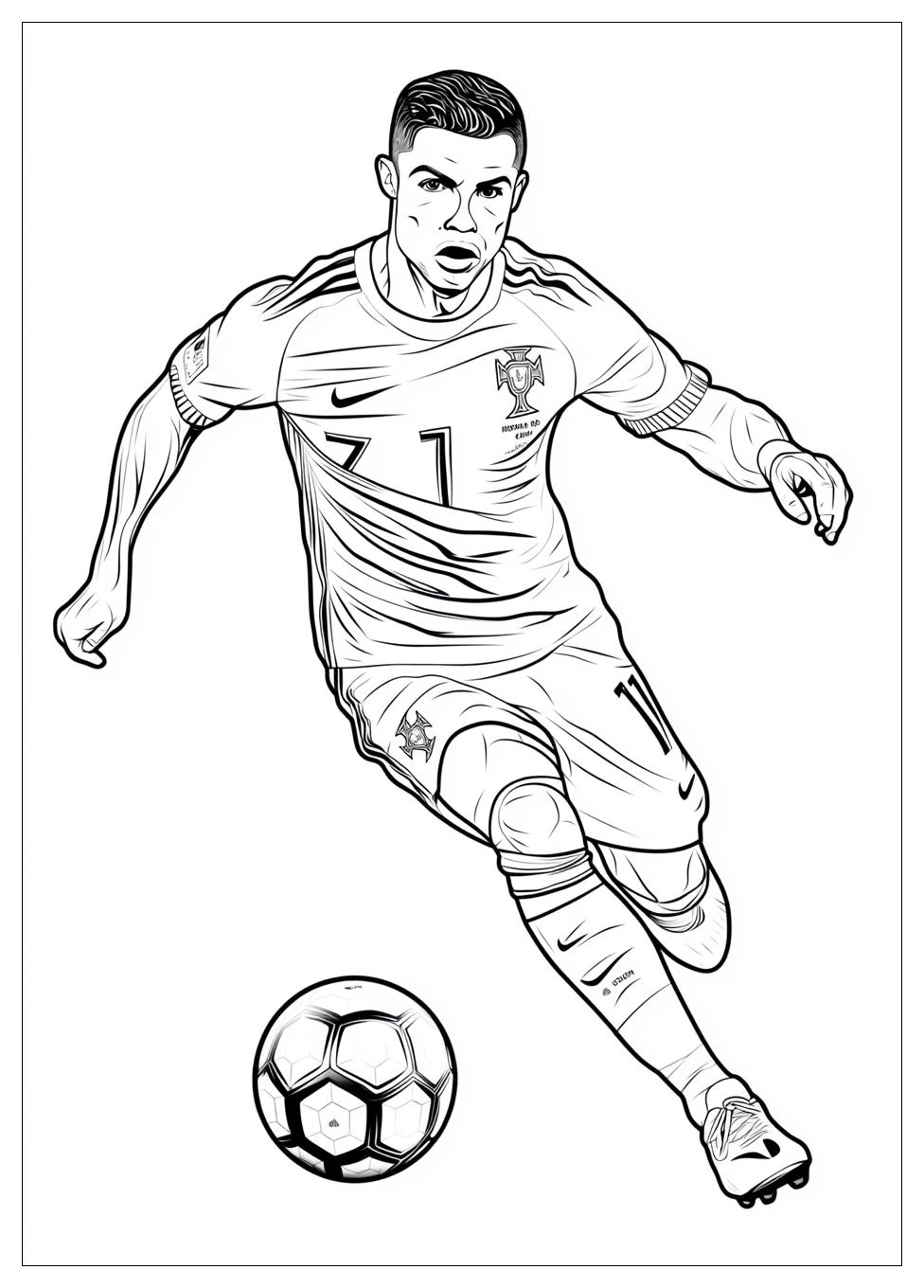 Disegni Cristiano Ronaldo Da Colorare 2