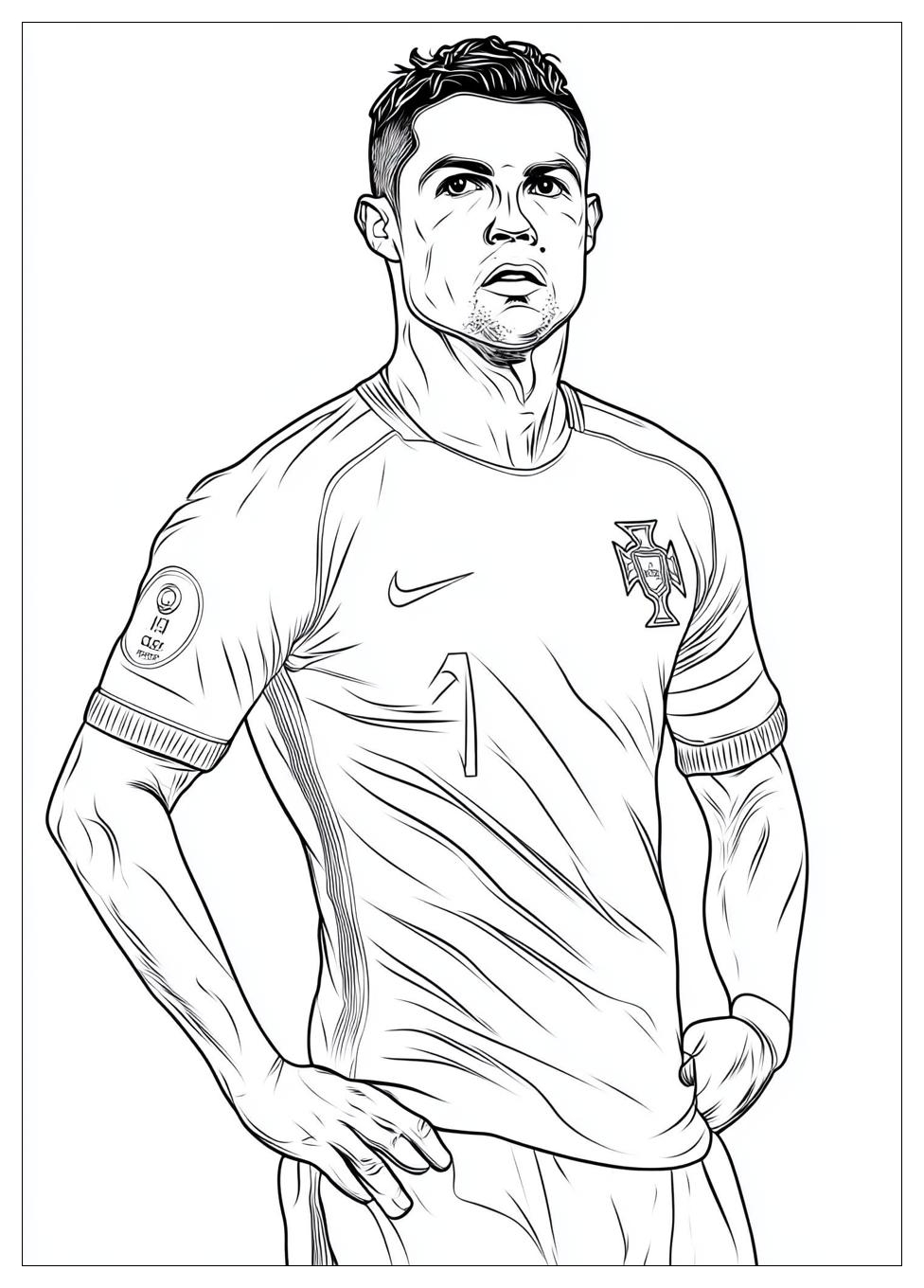 Disegni Cristiano Ronaldo Da Colorare 20