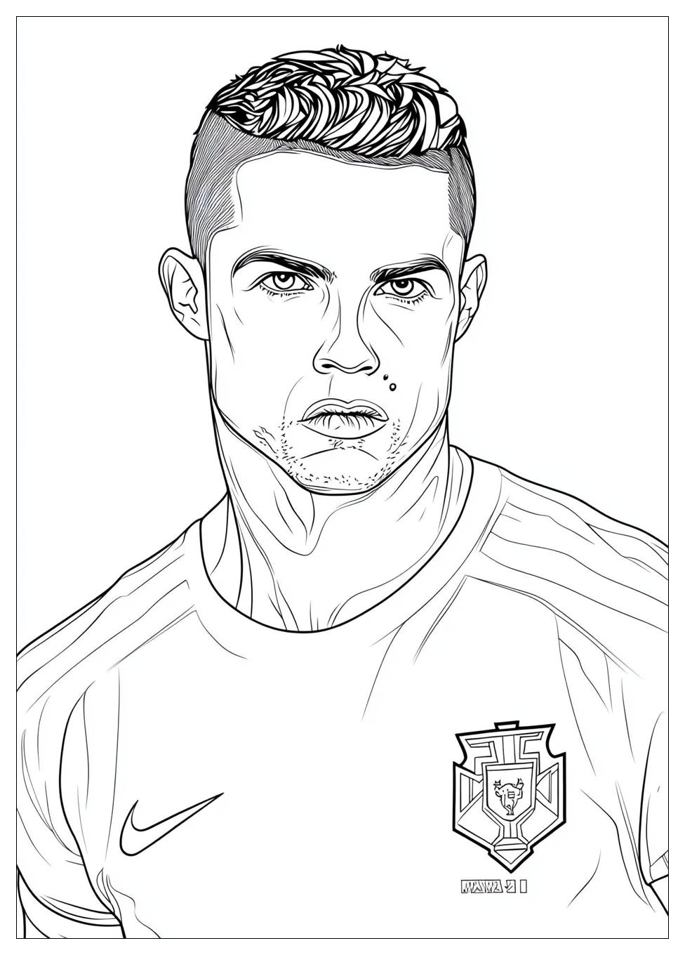 Disegni Cristiano Ronaldo Da Colorare 21