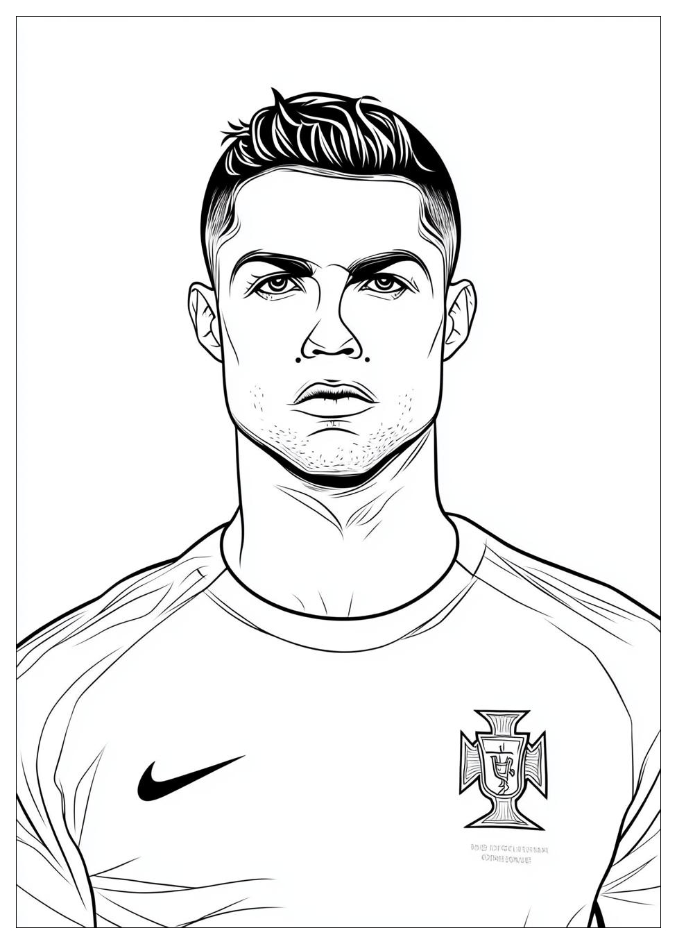 Disegni Cristiano Ronaldo Da Colorare 3