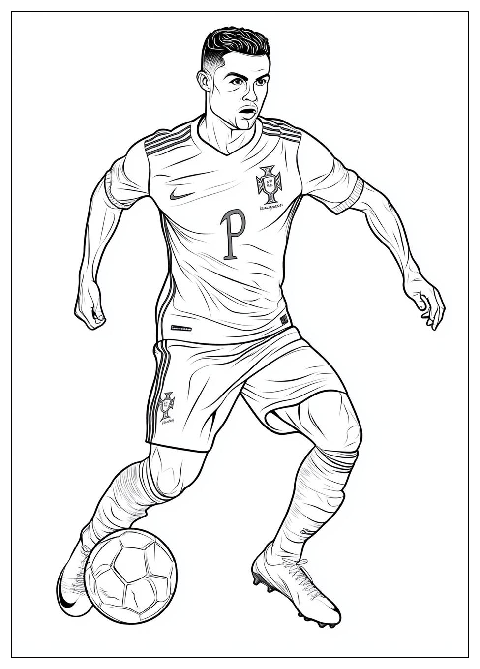 Disegni Cristiano Ronaldo Da Colorare 5