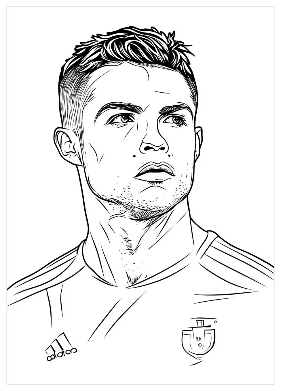 Disegni Cristiano Ronaldo Da Colorare 6