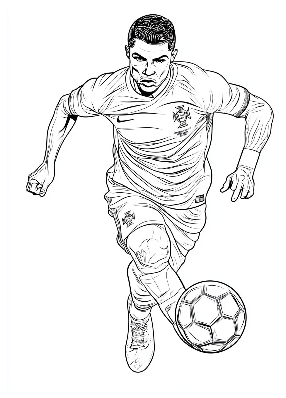 Disegni Cristiano Ronaldo Da Colorare 8