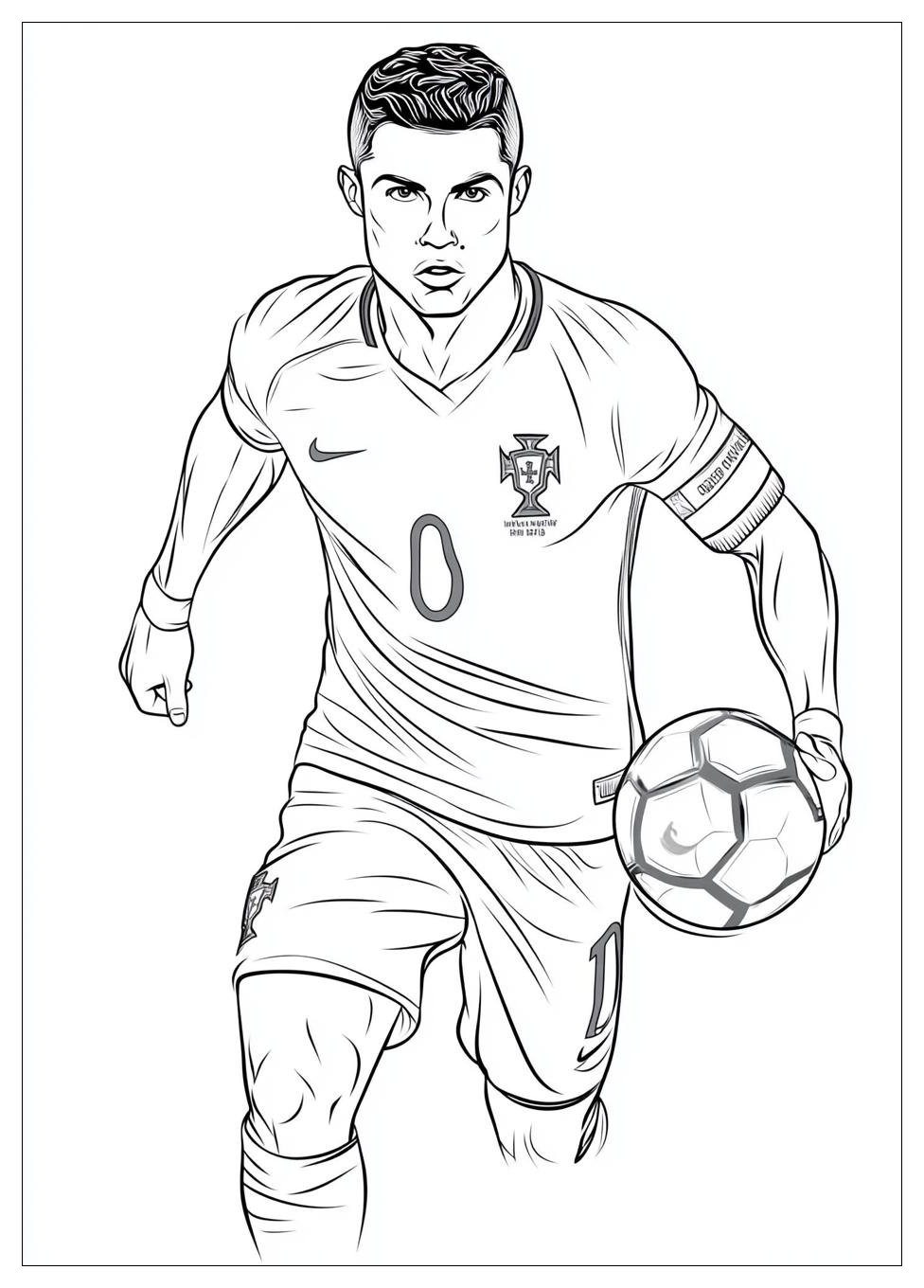 Disegni Cristiano Ronaldo Da Colorare 9