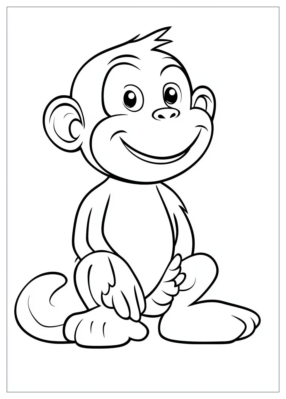 Disegni Curioso Come George Da Colorare 1