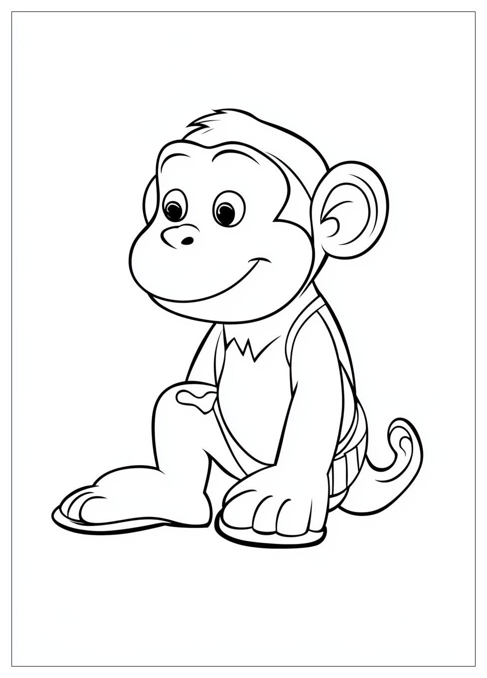 Disegni Curioso Come George Da Colorare 14