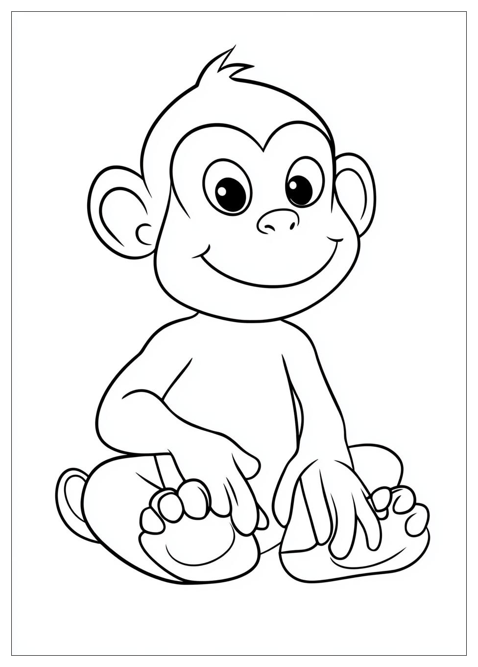 Disegni Curioso Come George Da Colorare 8