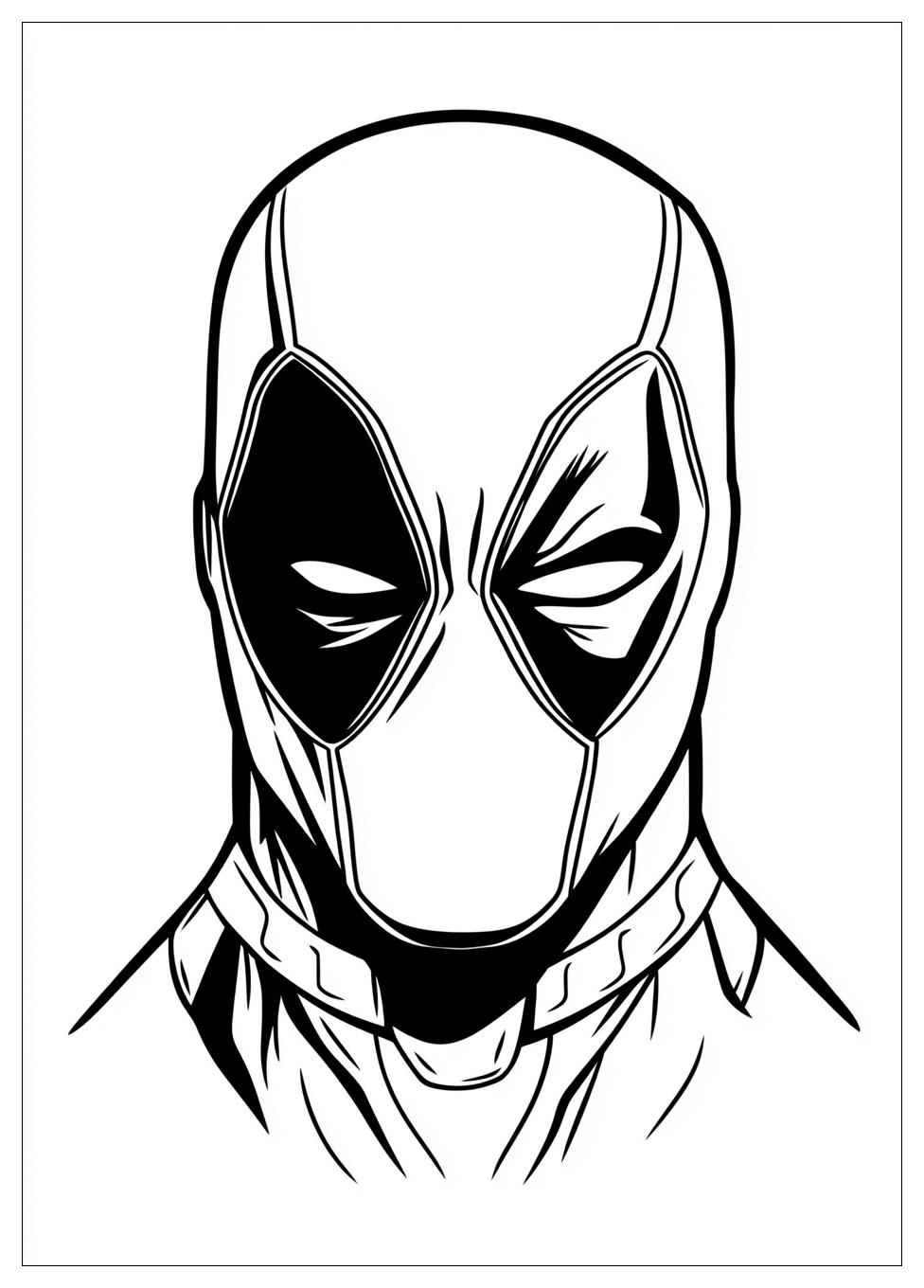 Disegni Deadpool Da Colorare 15