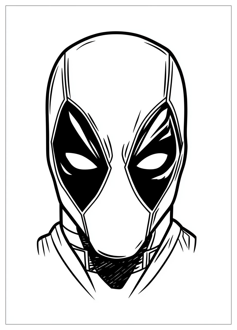 Disegni Deadpool Da Colorare 16