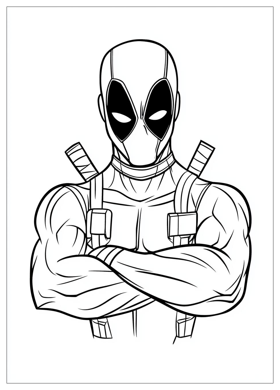 Disegni Deadpool Da Colorare 2