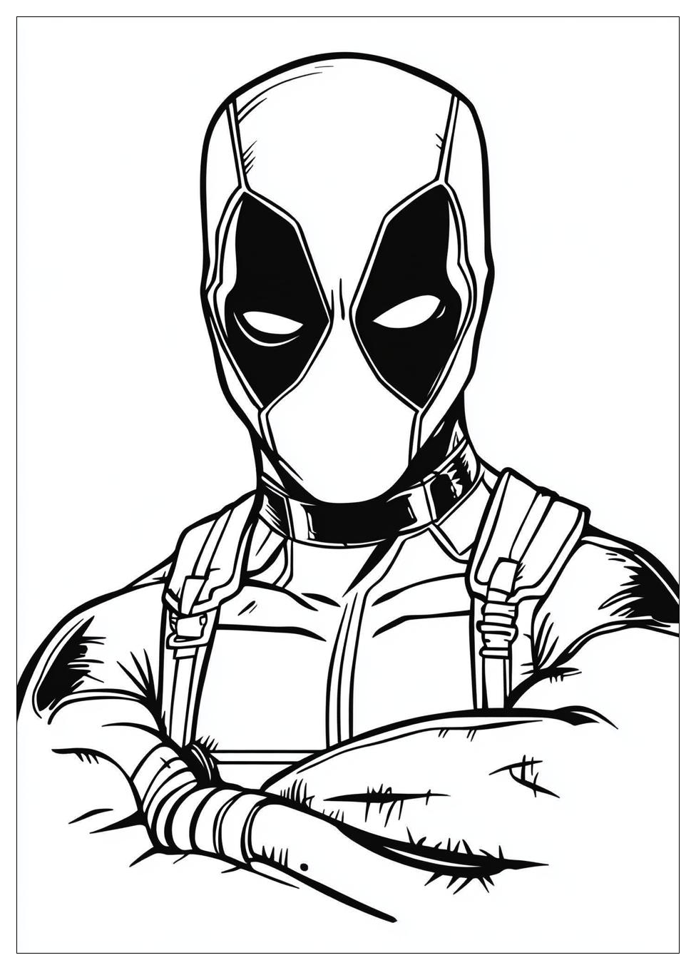 Disegni Deadpool Da Colorare 20