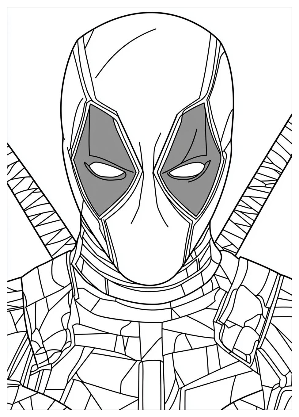 Disegni Deadpool Da Colorare 23