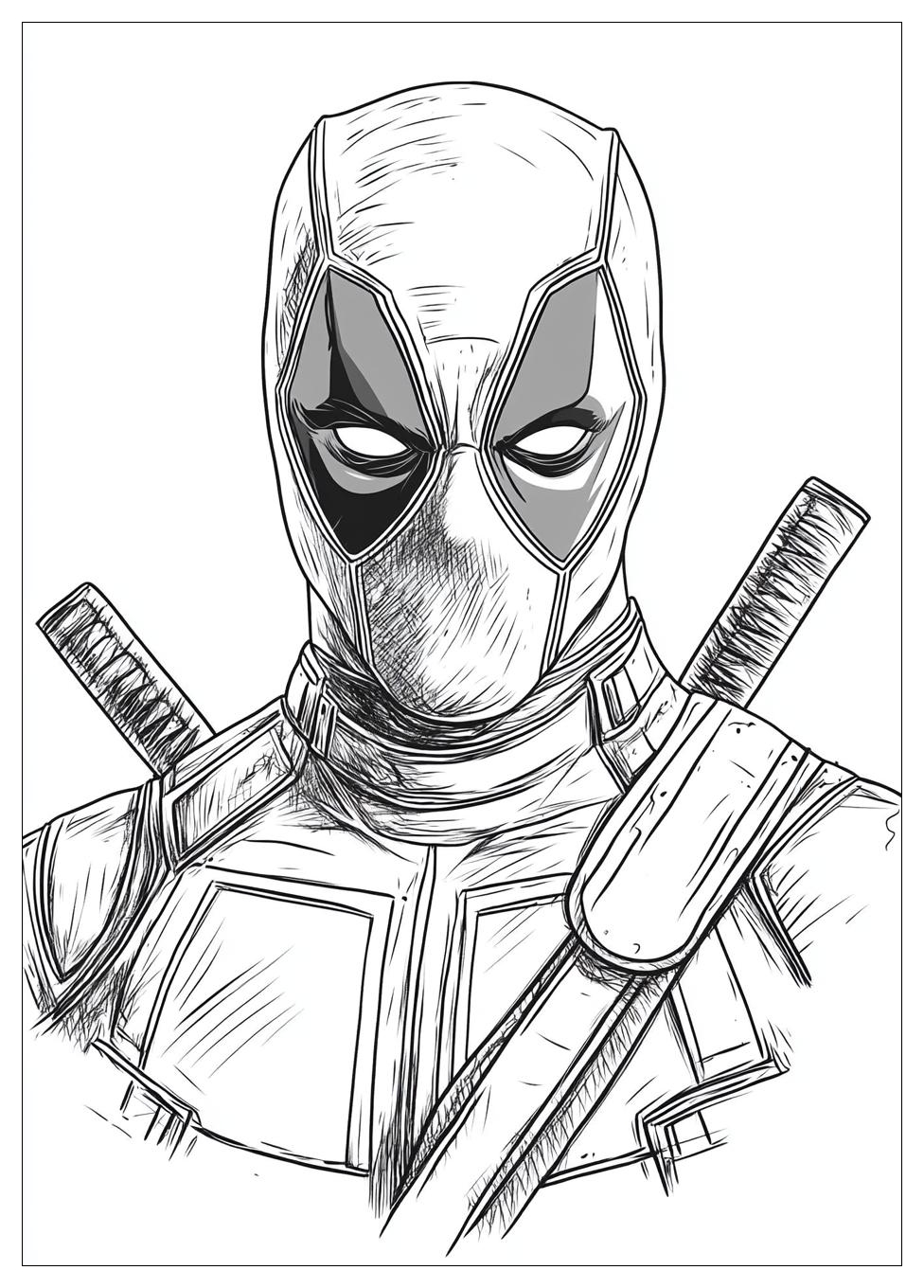 Disegni Deadpool Da Colorare 24