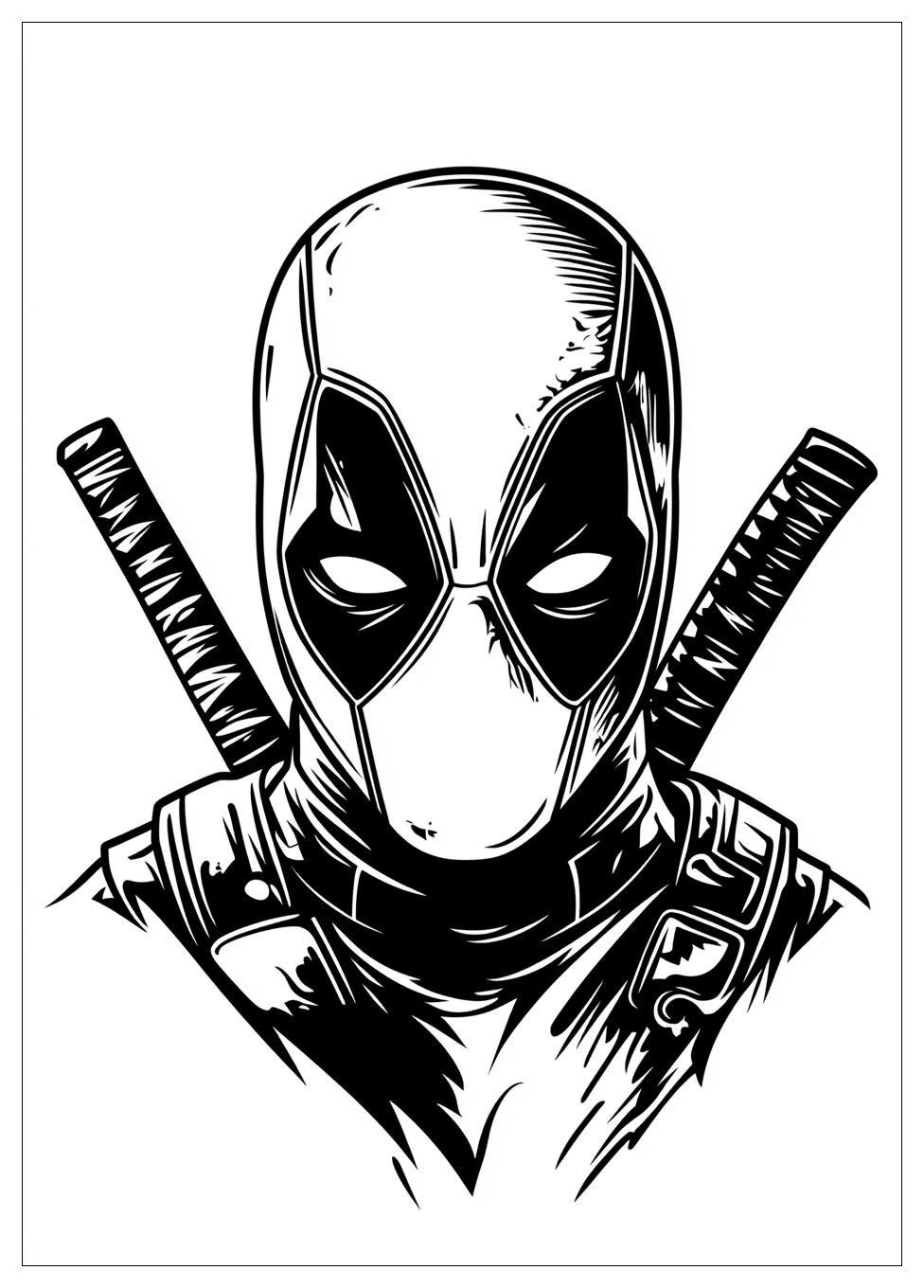 Disegni Deadpool Da Colorare 6