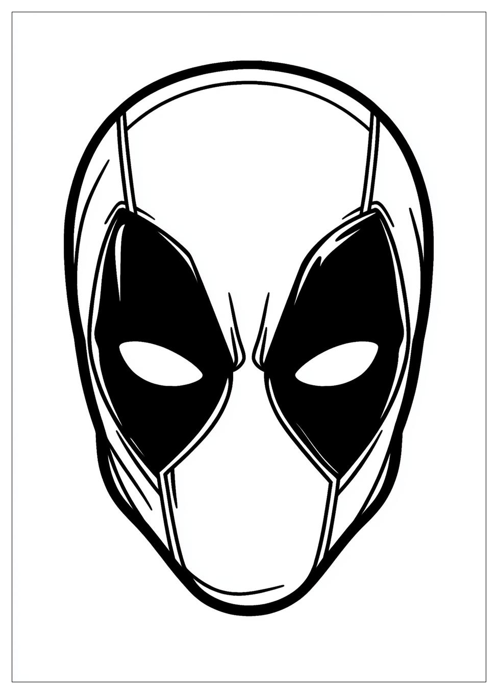 Disegni Deadpool Da Colorare 9