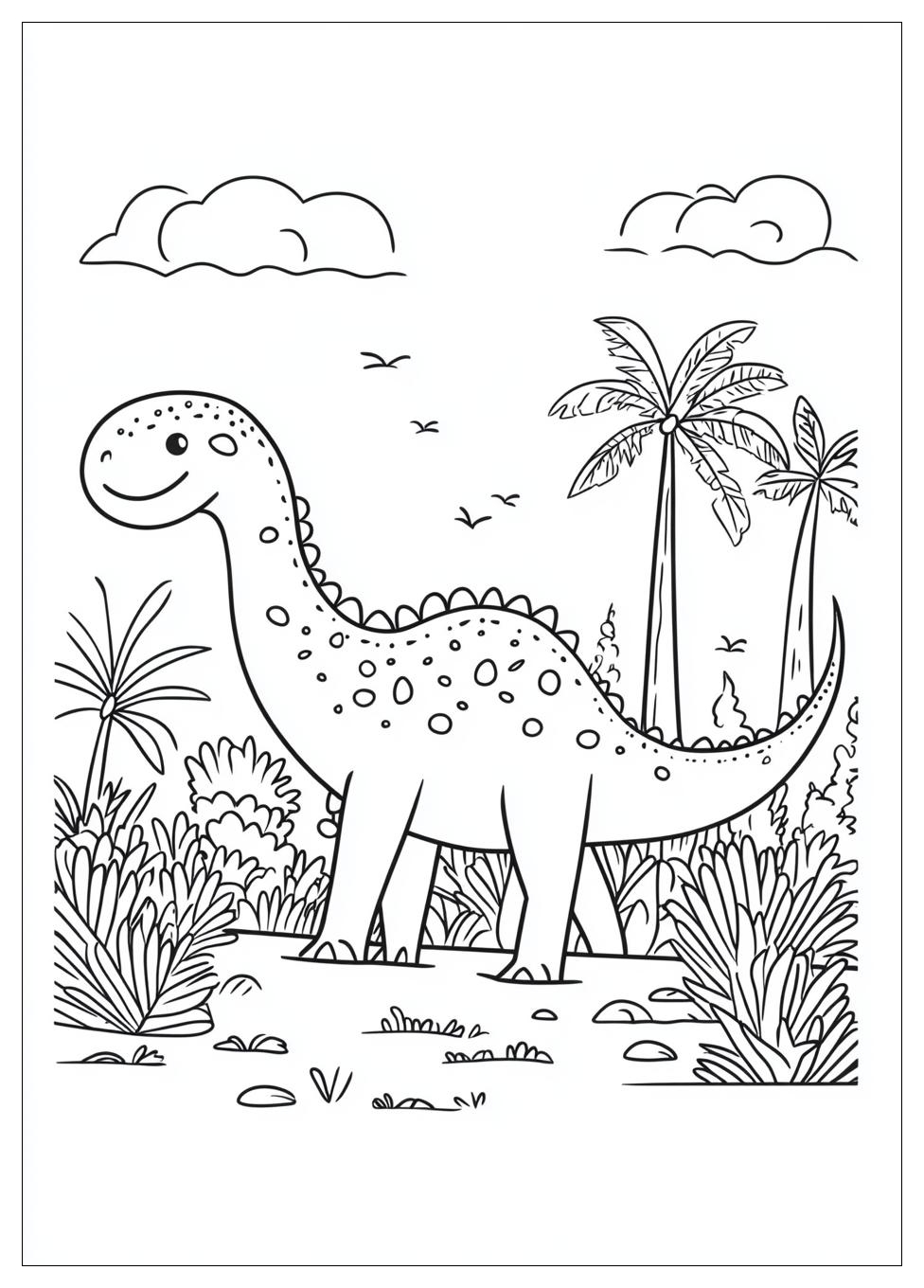 Disegni Dinosauri Da Colorare 1