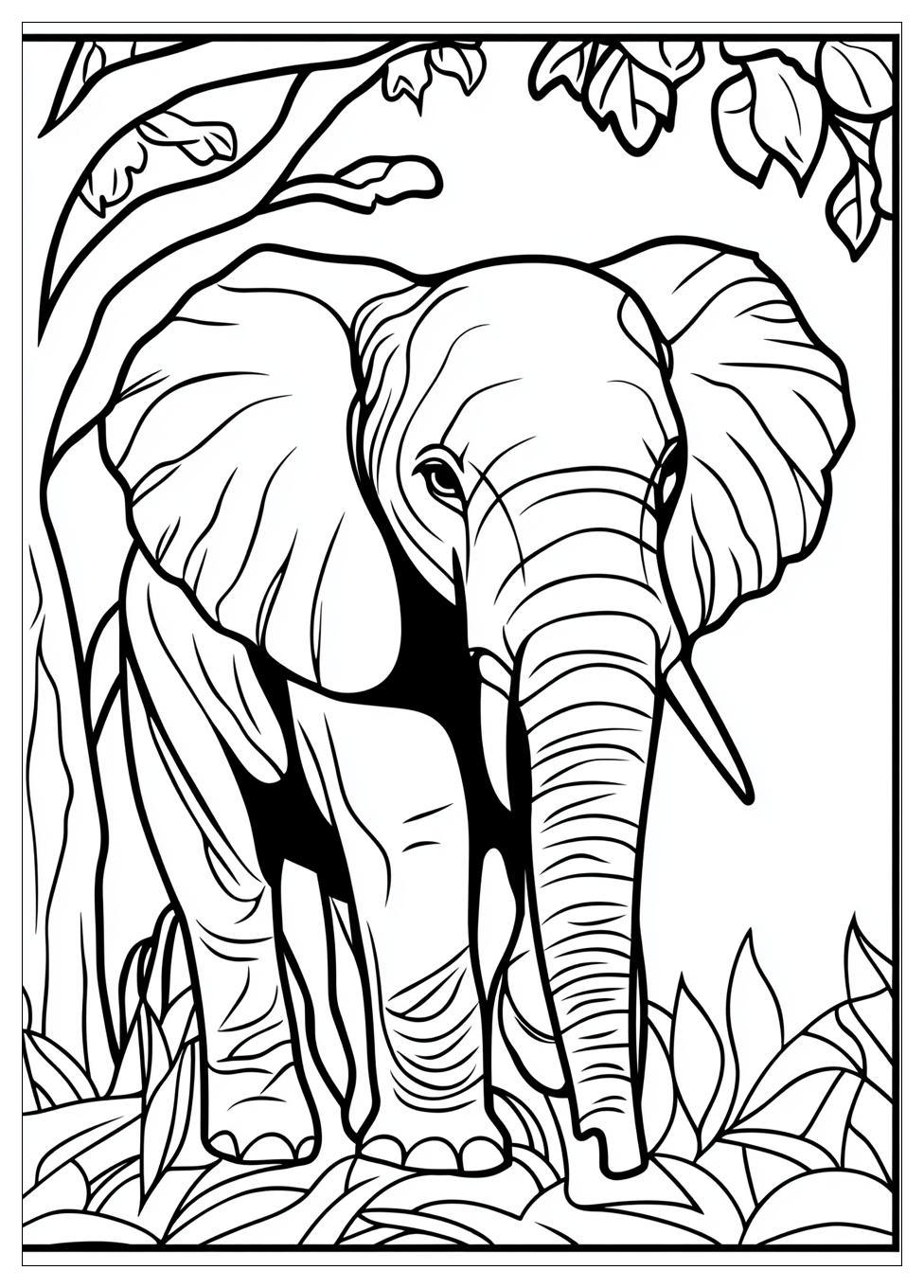 Disegni Elefante Da Colorare 10