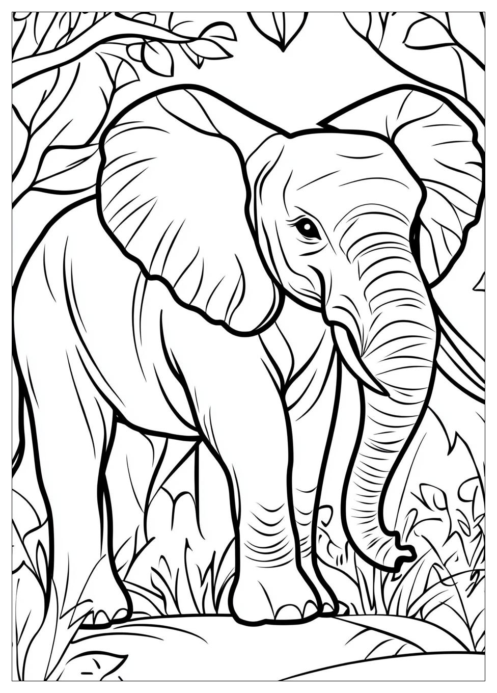 Disegni Elefante Da Colorare 11