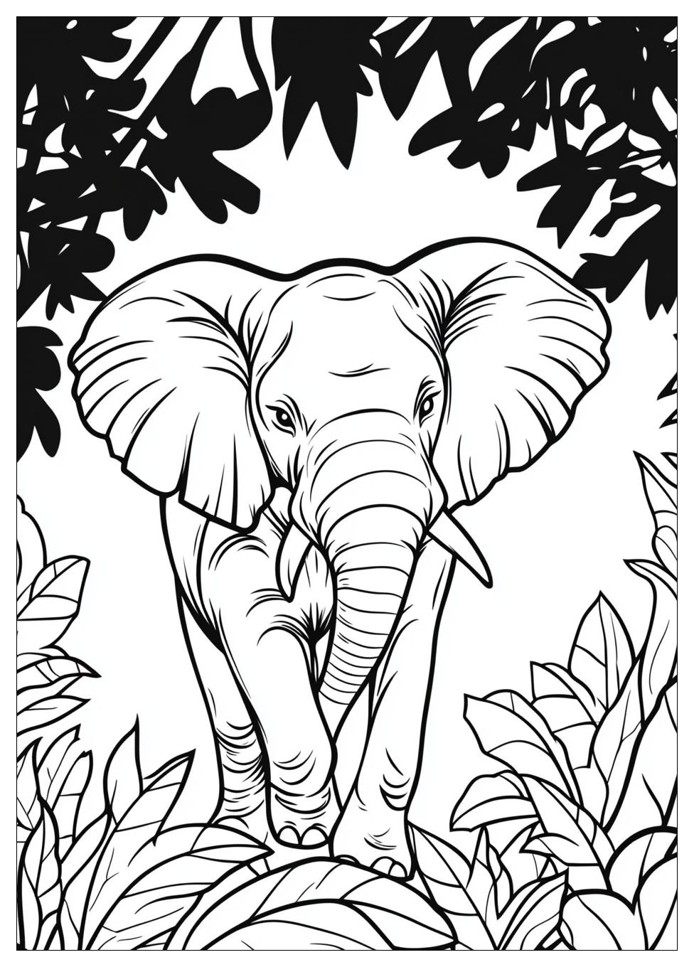 Disegni Elefante Da Colorare 12