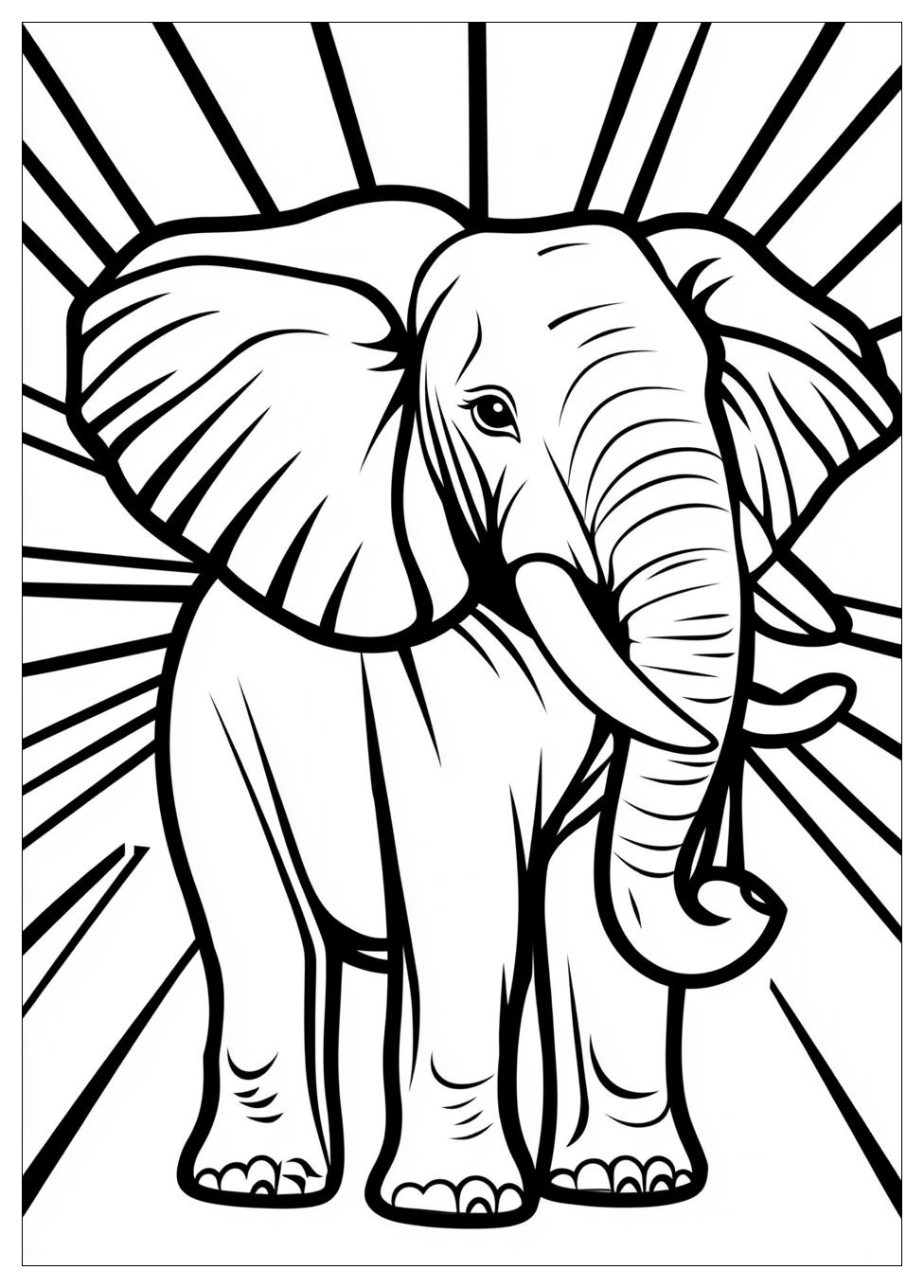 Disegni Elefante Da Colorare 13